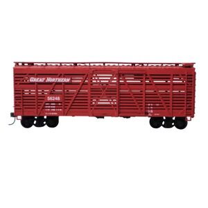 Great Northern GN 56248 Red Stock‎ Car HO Scale Model Train Freight Car